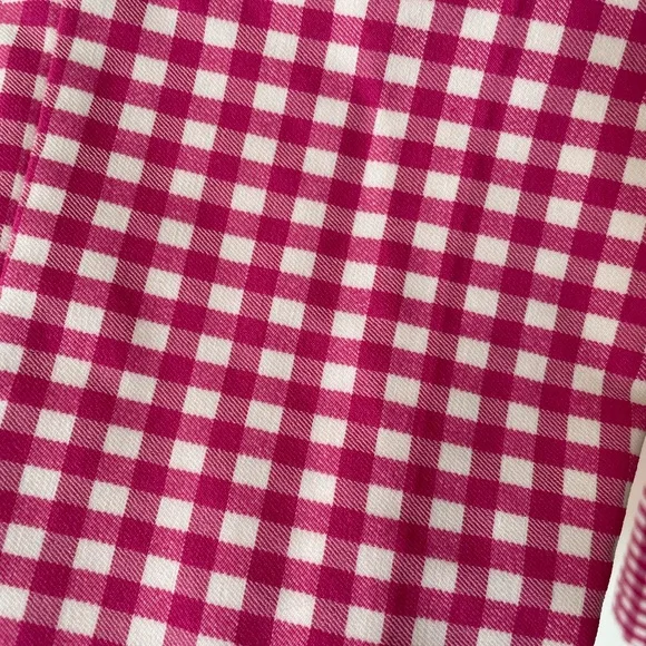 Pink Gingham capri stretch pants - Picture 10 of 10